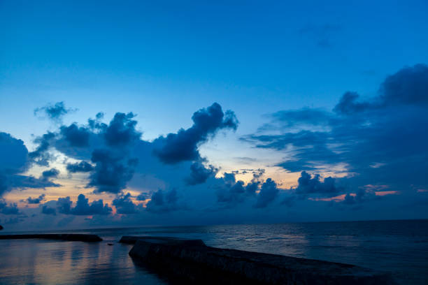 View of Maldivessunset of Maldives