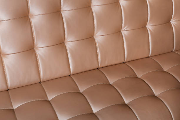 istock Closeup surface of luxury leather sofa 1082762268