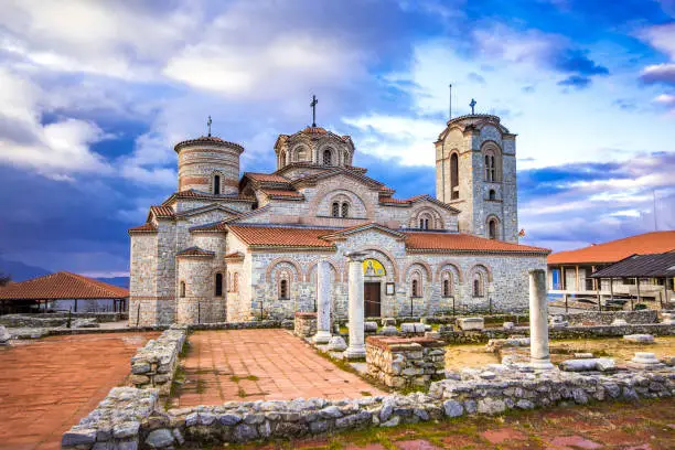 Church of Saints Clement and Panteleimon from Ohrid Town, Macedonia