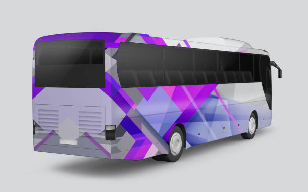 istock 3D render of a bus on a white background 1082766524