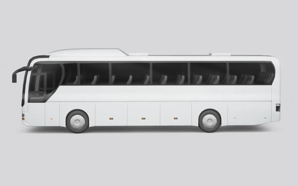 istock 3D render of a bus on a white background 1082766754