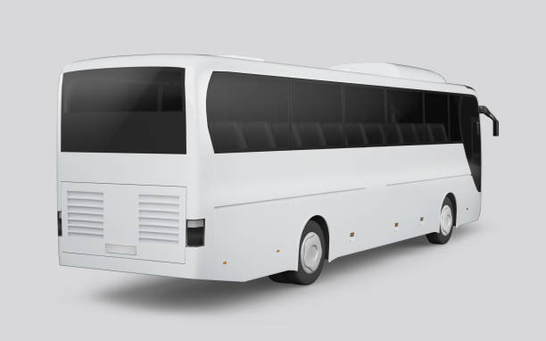 istock 3D render of a bus on a white background 1082766906
