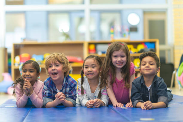 istock Five children in play centre 1082766950