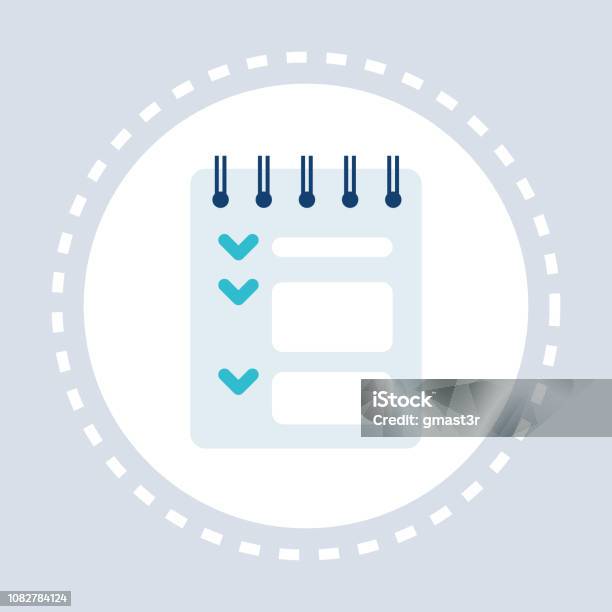 Notepad Image Check Notepad List Green Check Mark Points Checklist Data Organize Concept ...