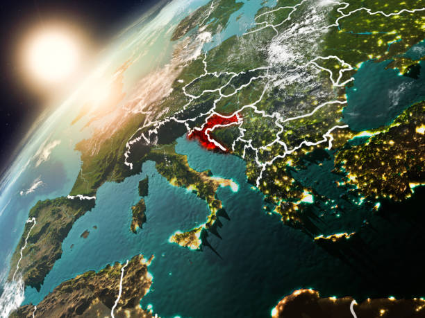 istock Croatia on planet Earth in sunset 1082784826
