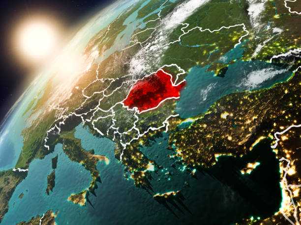 istock Romania on planet Earth in sunset 1082784850