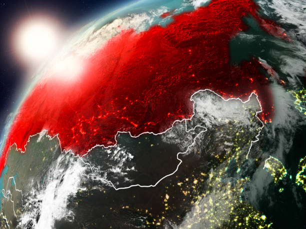 istock Russia on planet Earth in sunset 1082785392