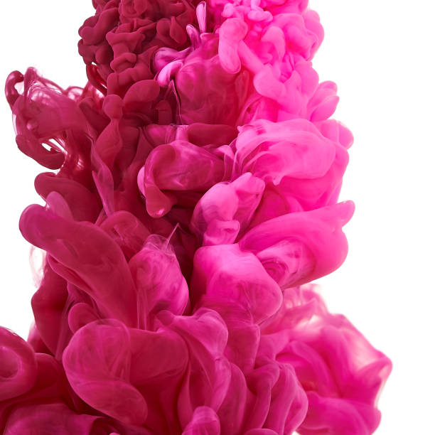 istock Ink in water. Splash paint mixing. Multicolored liquid dye. Abstract  sculpture background color 1082785540