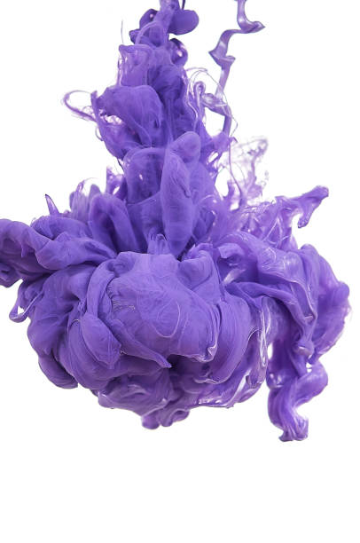 istock Ink in water. Splash paint mixing. Multicolored liquid dye. Abstract  sculpture background color 1082785552