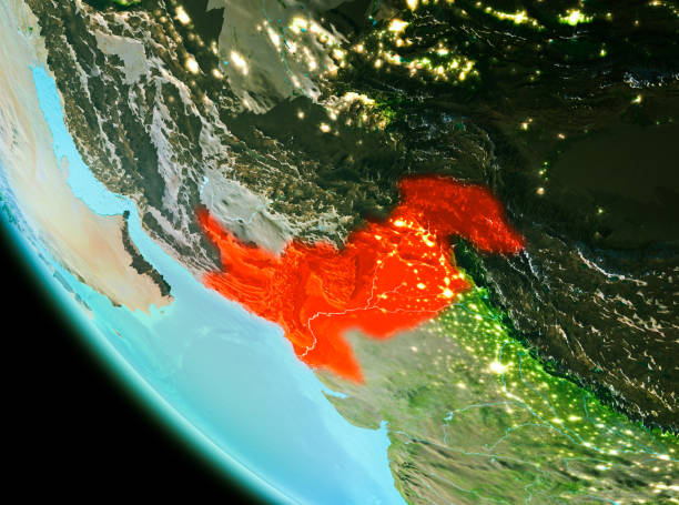 istock Pakistan in red in the evening 1082786628