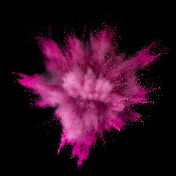 istock Colored powder explosion. Abstract closeup dust on backdrop. Colorful explode. Paint holi 1082787054