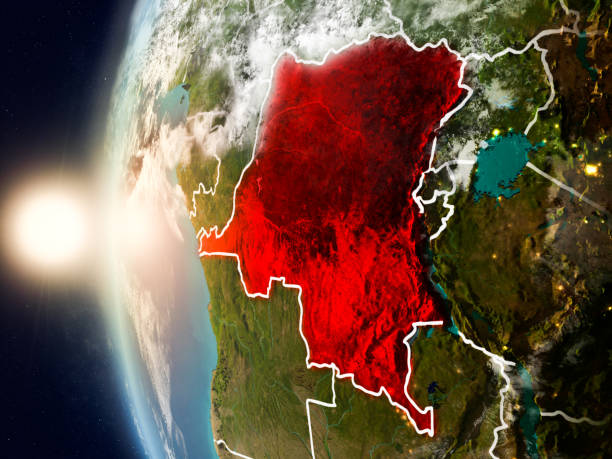 istock Democratic Republic of Congo during sunset on Earth 1082813682