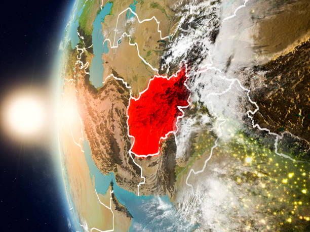 istock Afghanistan during sunset on Earth 1082813722