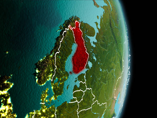 istock Morning over Finland on Earth 1082822984