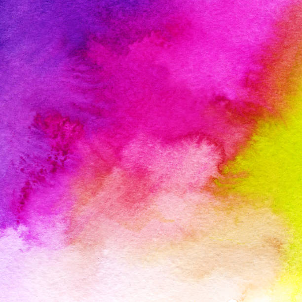 istock Plastic pink, violet and green, trendy watercolor background. 1082823252