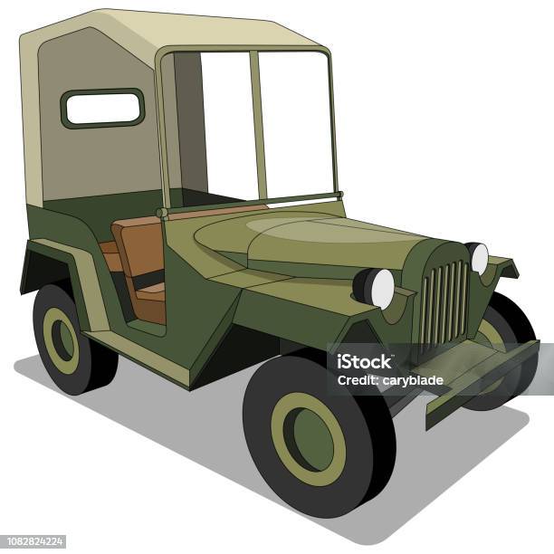 Military Car Stock Illustration - Download Image Now - Activity, Army, Battle