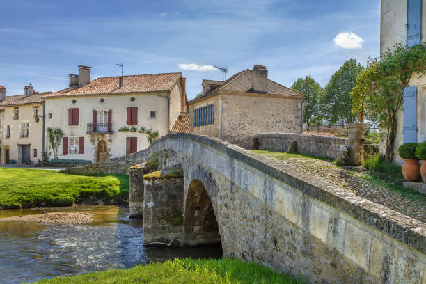 istock Old bridge, Saint-Jean-de-Cole, France 1082827128