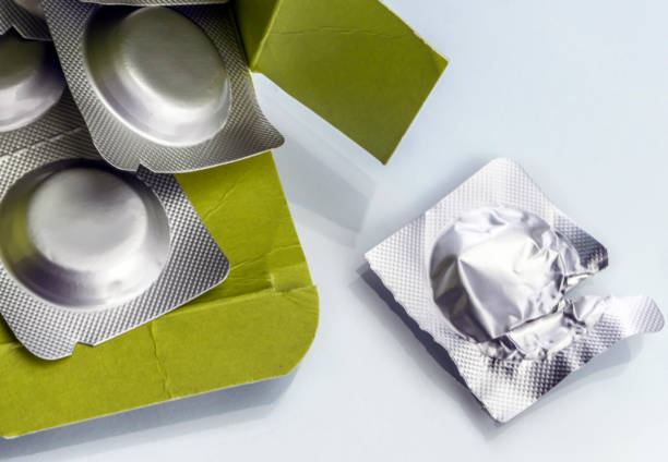 istock Blister pack of pills isolated on white background 1082833002