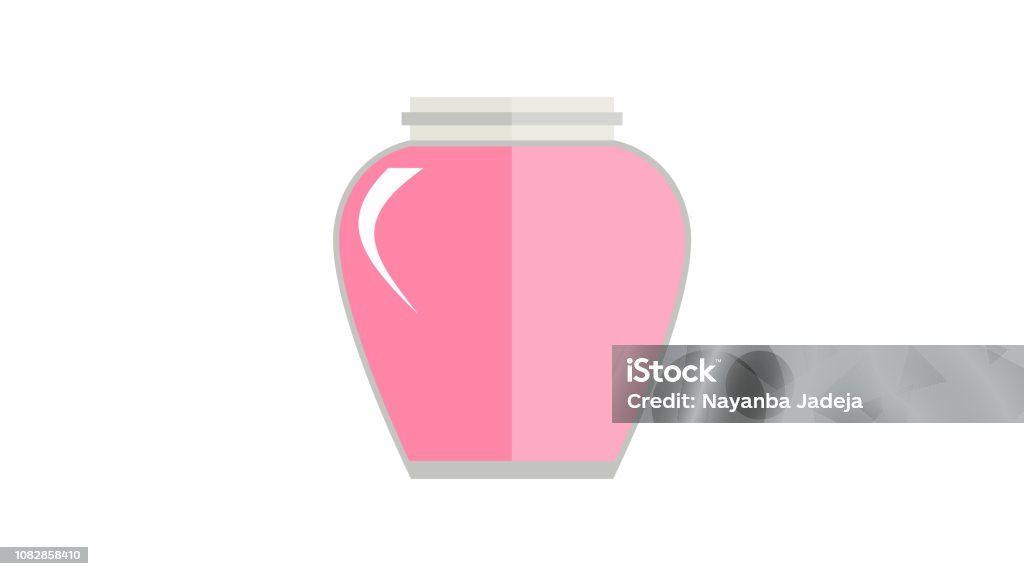 Water Pot isolated icon Decoration stock vector