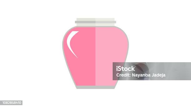 Water Pot Isolated Icon Stock Illustration - Download Image Now - Decoration, Flower Pot, Art