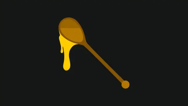 Vector illustration of Honey wand