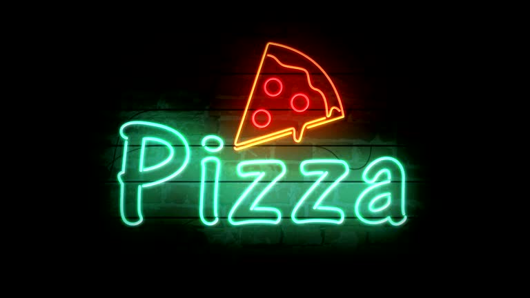 Pizza neon sign