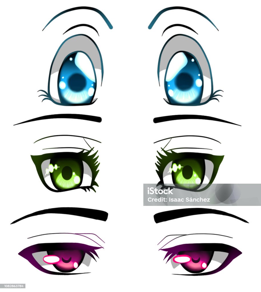 Top với hơn 54 về tô màu mắt anime mới nhất - cdgdbentre.edu.vn