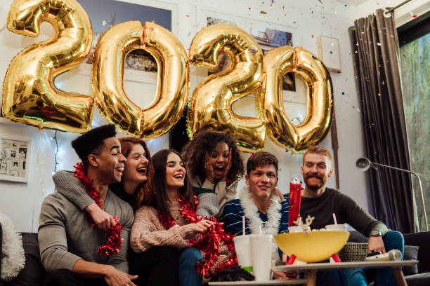 istock People celebrating New year 1082877478