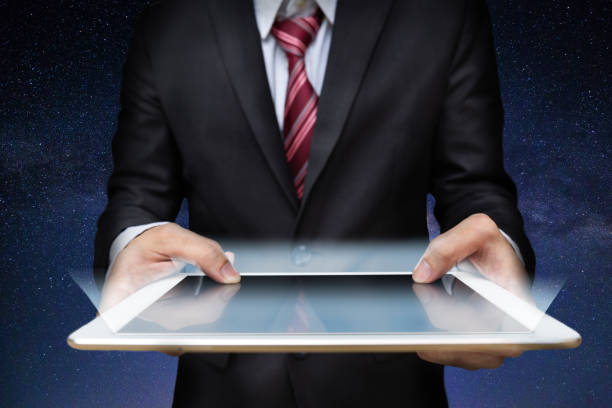 istock Business man with smart phone 1082879704