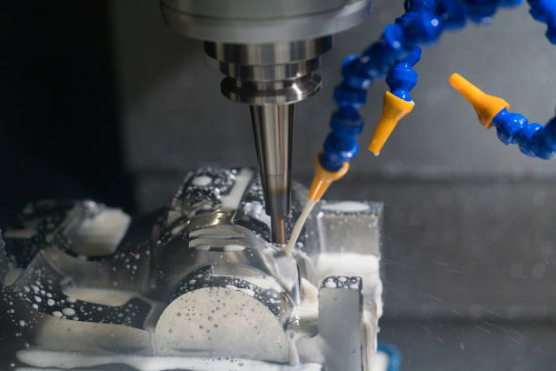 istock CNC machining center cutting mold 1082882198