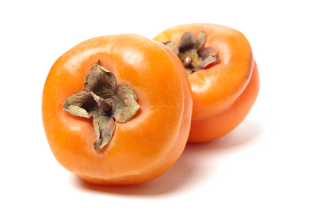 istock Persimmon persimmon oyster in Japan separated on a white background 1082891328