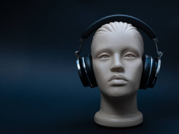 istock dummy mannequin head with over ear headphones 1082895138