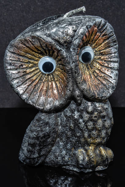 istock Candle as an owl 1082915146