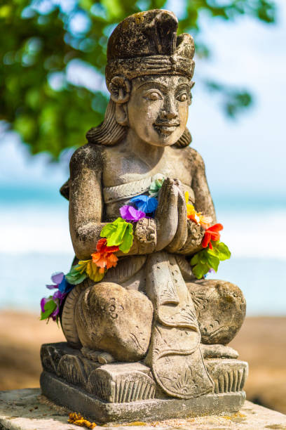 istock Statue in Kuta beach Bali, Indonesia 1082928902