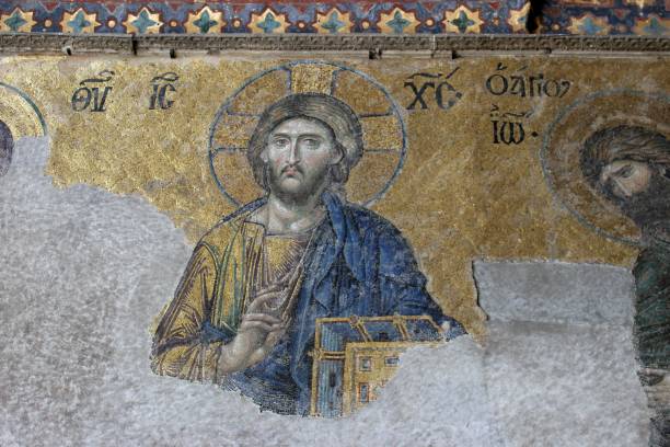 istock Mosaic Details from Hagia Sophia 1082932898
