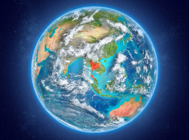 istock Thailand on planet Earth in space 1082934976