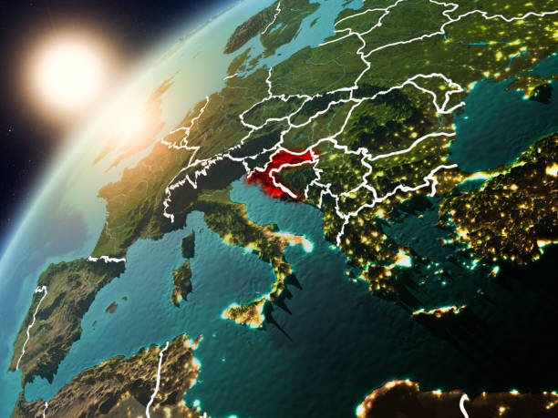 istock Croatia on planet Earth in sunset 1082936612