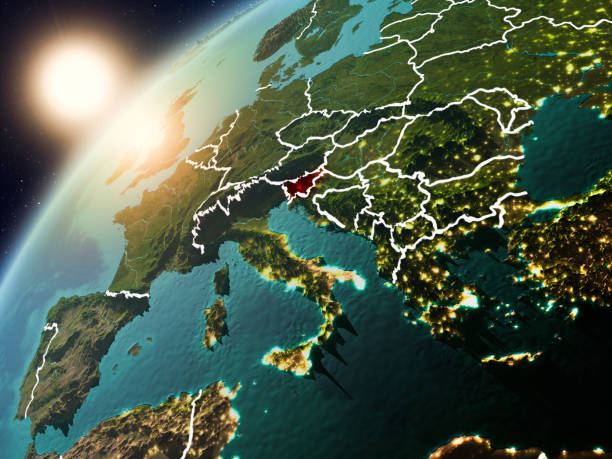 istock Slovenia on planet Earth in sunset 1082936614