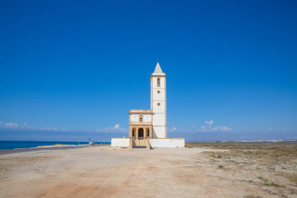 façade de l’église de Salinas de Cabo de Gata à Almeria - Photo