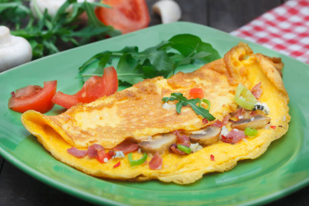 istock Homemade egg omlette for breakfast 1082956644