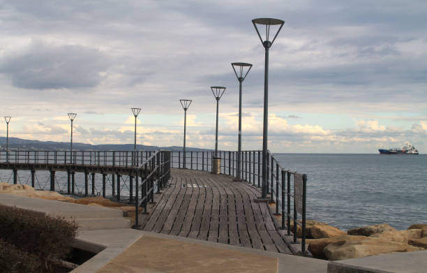 istock Footbridge on the Limassol seafront 1082980018