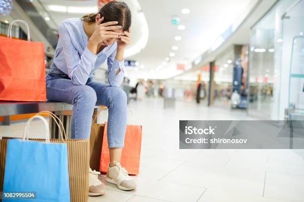 Exhausting Shopping Stock Photo - Download Image Now - Retail, Emotional Stress, Customer