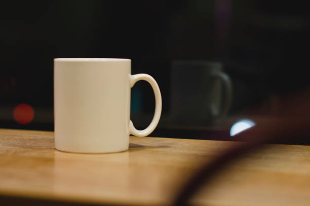 istock The single blank white mug at the diner 1083000544