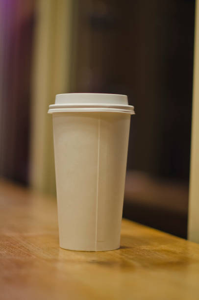 istock The solo paper coffee cup at the diner 1083000838