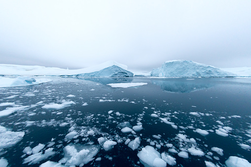 Iceberg in arctic ocean,greenland