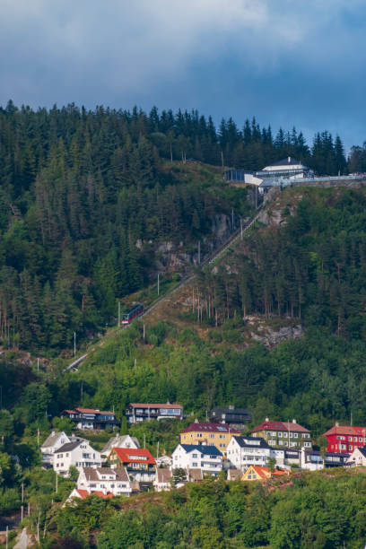 istock Distant view of the Funicular in Bergen, Norway 1083007870