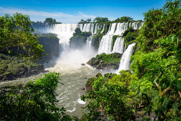 istock Beautiful View of Iguazu Falls 1083007918