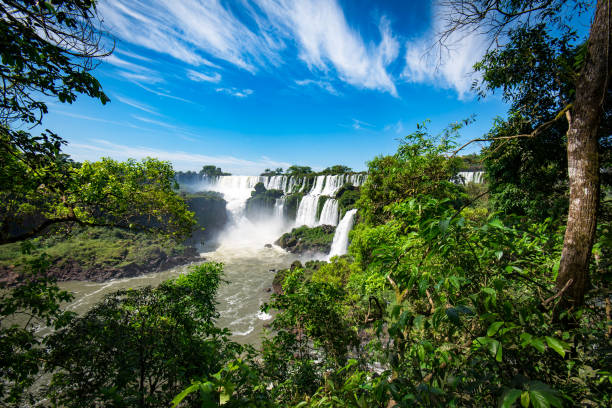 istock Beautiful View of Iguazu Falls 1083007960