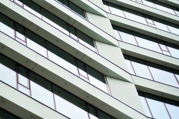 istock Facade fragment of a modern office building. 1083013786