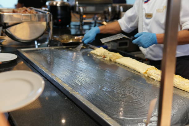 istock eggs in the kitchen of the restaurant scrambled egg yolk protein for breakfast 1083017706